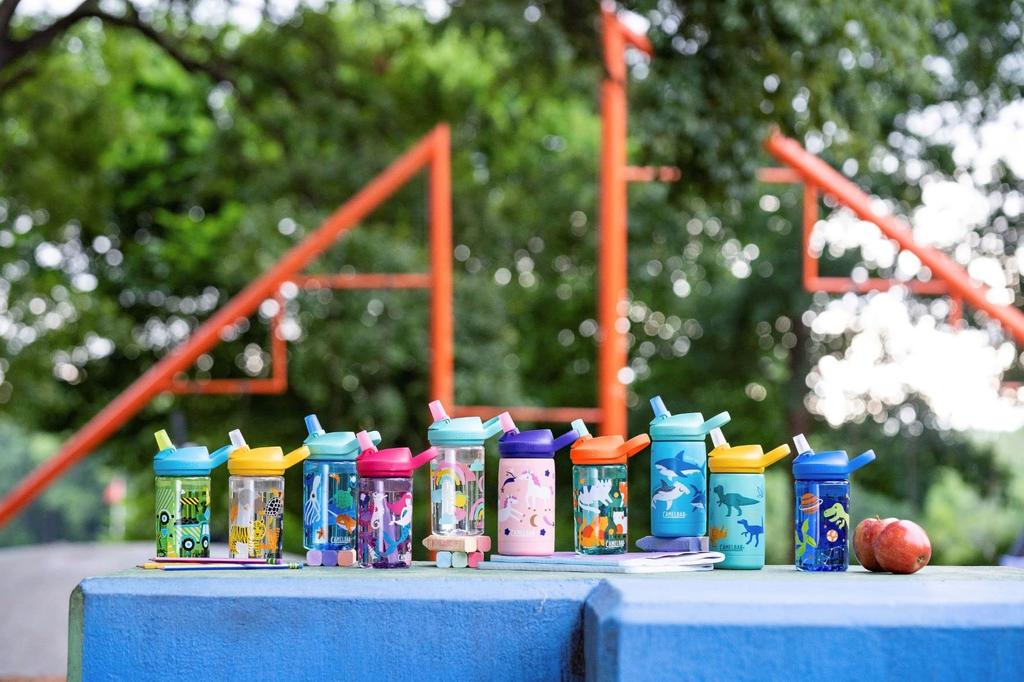 Camelbak Eddy Plus Kids Tritan 400ml Nakayoshi Shark Water Dishwasher For Kids Bottle, Lightweight, Compact, Safe,