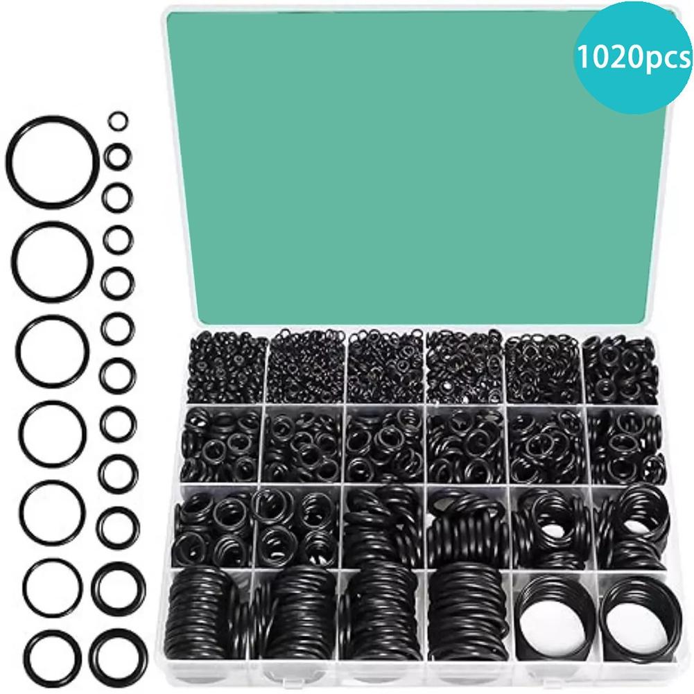 Nitrile Rubber O-ring Kit Sealing Gasket Easy Storage Box