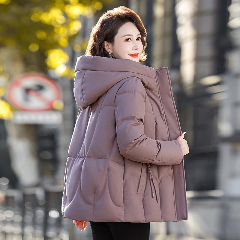 SNOWFLYING Women's Loose Short Winter Down Jacket