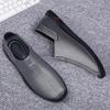 Genuine Leather Men Loafers Moccasins Men Business Dress Shoes Handmade Leather Shoes Men Flats