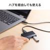 Sanwa Direct USB Fingerprint Reader with Windows Hello, Windows 11 and 10 Support, Supports Up To 10 Fingerprints, 400-FPRD1
