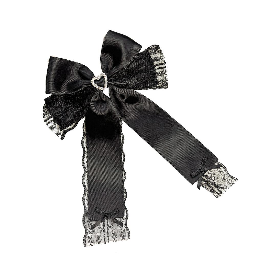 New Love Lace Bow Korean Women's College Style Shirt Coat Collar Flower Accessories Versatile Brooch Fashion Handmade Gift