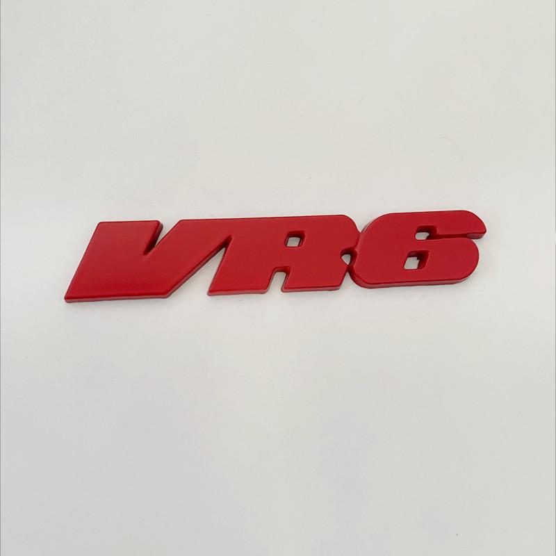 3D Metal Car Letters VR6 Logo Emblem Badge Decals For Volkswagen Jetta A3 Passat VW Golf 3 MK2 MK4 MK3 VR6 Sticker Accessories BAR1