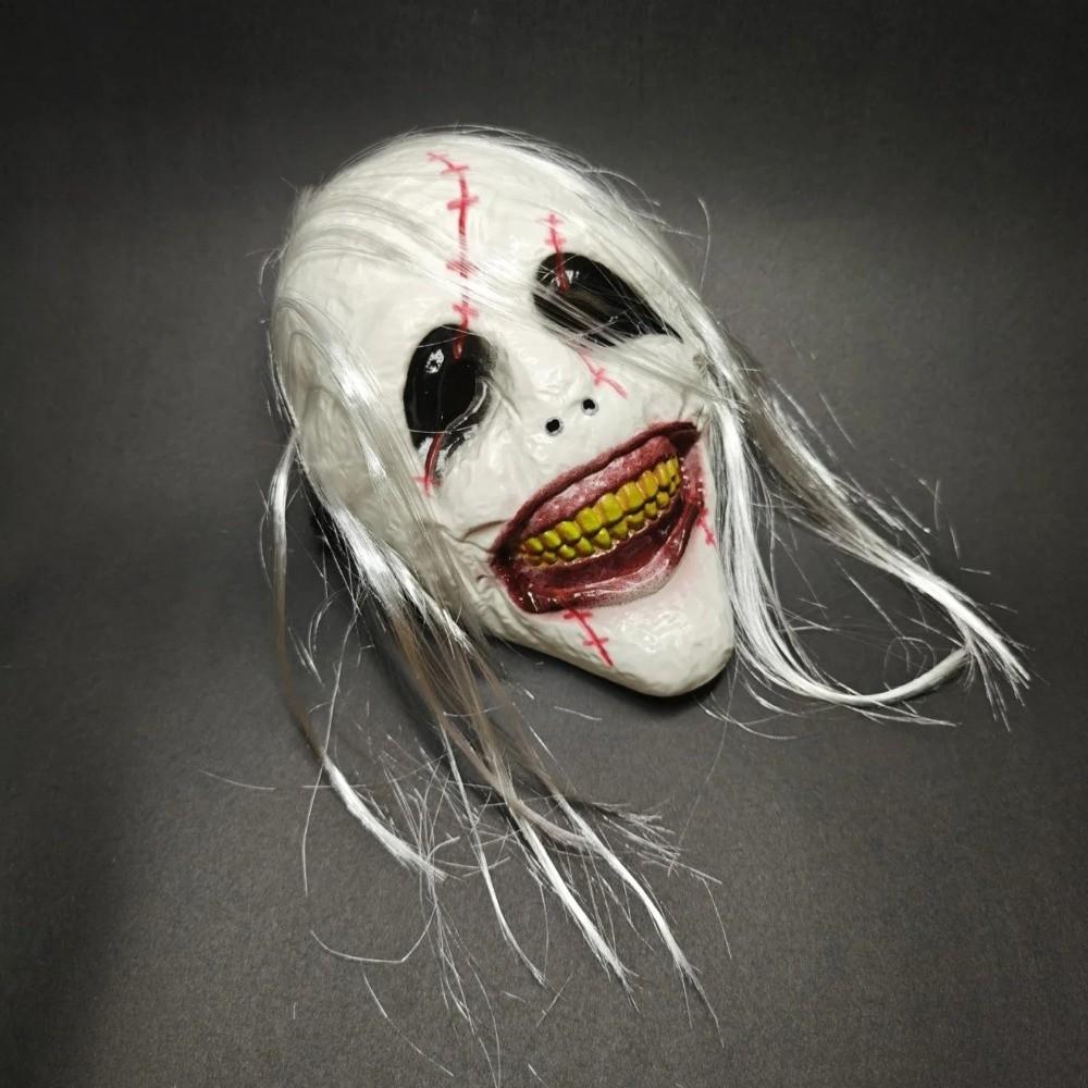 Realistic Halloween Joker Mask Creativity Full Face Mask Scary Clown Mask Halloween Party