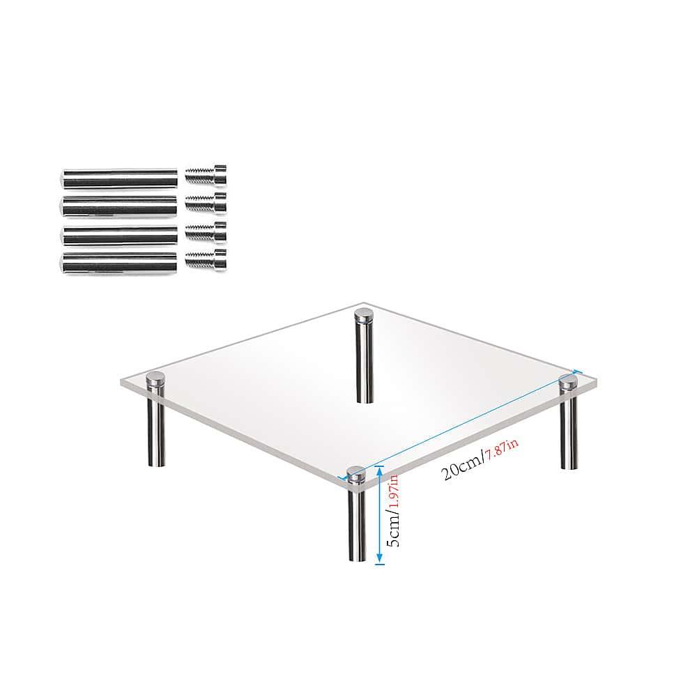 Acrylic Multi-functional Desktop Display Rack Organizer Stand for Jewelry, Blind Boxes, Badges, Anime Figures, Trays & Holders