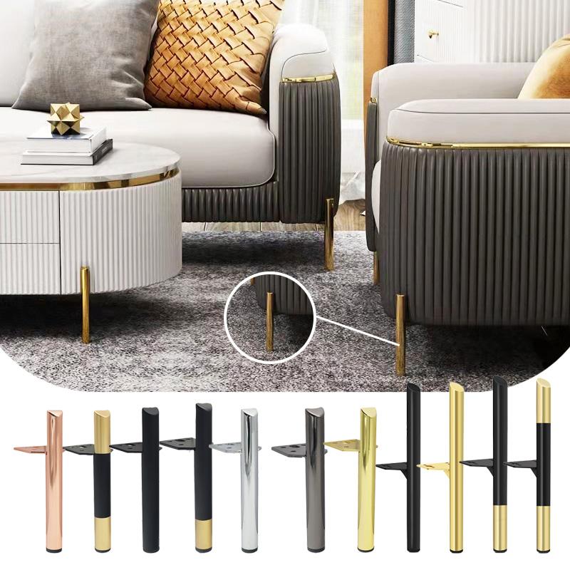 4pcs Metal Thicken Bathroom Sofa Coffee Table Cabinet TV Cabinet Table Edge Support Legs Furniture Support Legs Hardware Feet