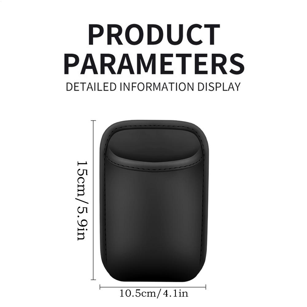Cup Holder For Car PU Car Seat Cup Organizer Bag Shock Resistant Spill-Proof Multifunctional Vehicle Storage For Umbrella Phone