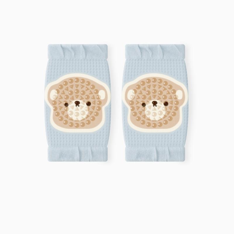 Summer Mesh Breathable Baby Kneepad Cartoon Animal Cotton Thin Boy Girl Knee Protector 0-3 Years Kids Crawl Anti-Slip Knee Pads
