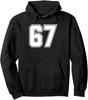 Number Sixty Seven 67 Gen Alpha Meme Funny Unisex Hooded Sweatshirt