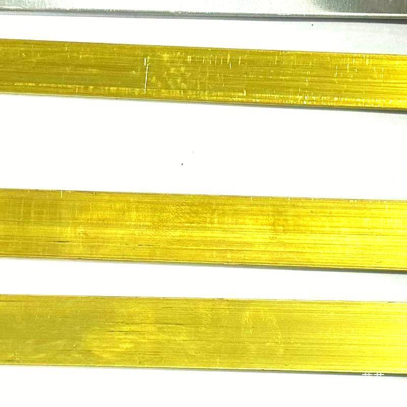 Copper, Aluminum, and Stainless Steel Mold Water Separator Sheets - Thickness: 1/1.5/2 mm, Width: 8/10/12/14/15 mm.