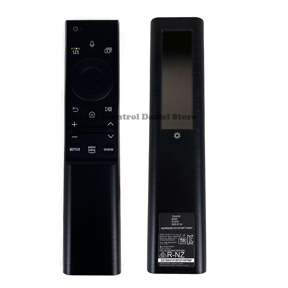 Nový BN59-01357C Pro Samsung 2021 Smart TV Hlasový dálkový ovladač se solárním článkem TM2180E QN65QN90A QN65QN800A BN59-01357A QN43Q60