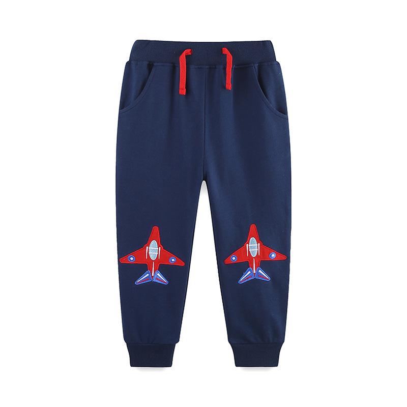 Aosta Betty Autumn Embroidered Boys Sweatpants - European & American Style for Toddlers 3Y