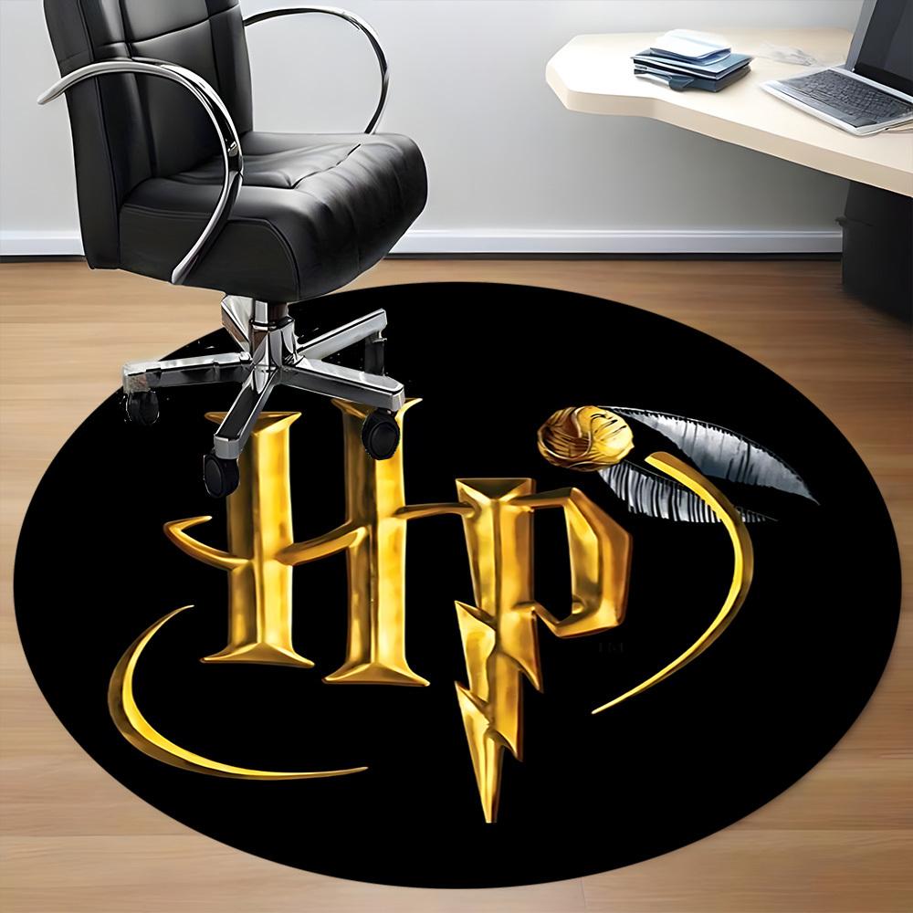 1pc Carpet, Round Non-Slip Durable Large Size Office Carpet, Suitable for Office Yy250908061