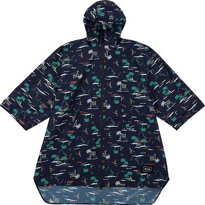 Kiu Rain Poncho with Sleeves for Heavy Water Storage Bag Rain, Bicycle, Repellent, Waterproof, Included, Men's, Women's, Resort, K77-106
