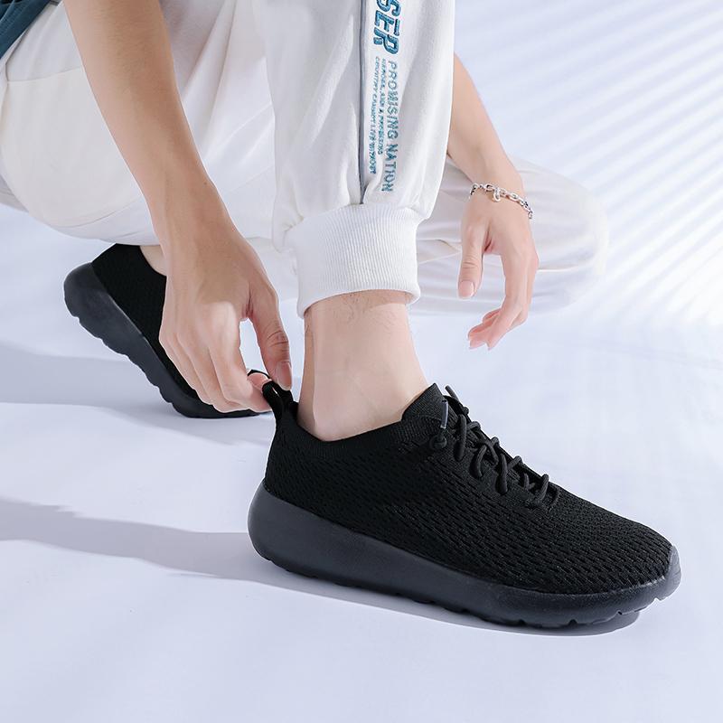 Spring and Summer Men's Breathable, Comfortable, Non Slip, Soft Sole, Lightweight, Casual Sports Mesh Shoes