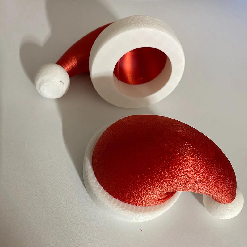 Vánoční čepice Kryt koule tažného zařízení Kryt tažné spojky 3D tištěný Zabraňte rezivění trubky přijímače Vánoční dárek