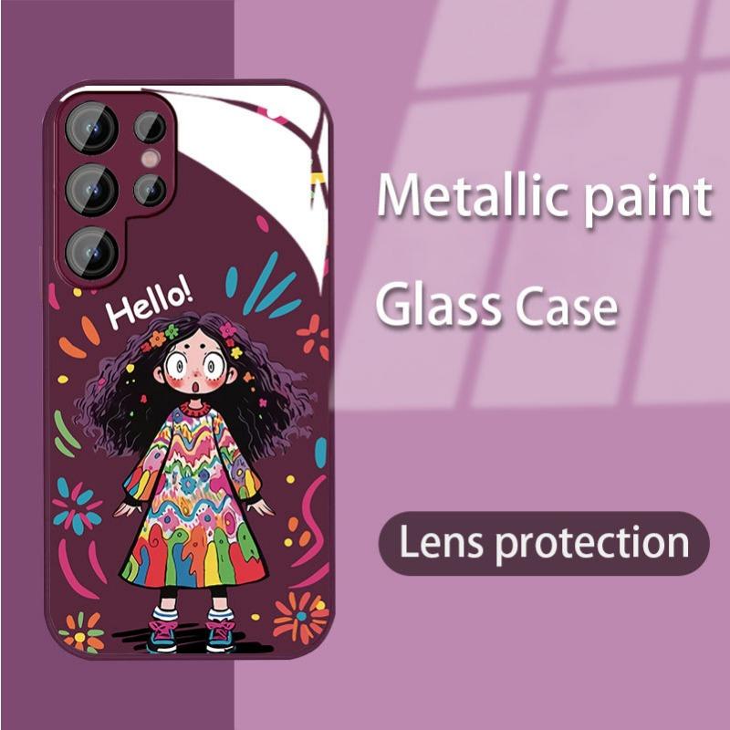 Graffiti Girls Applicable Samsung S24PLUS Mobile Case S23 Girls S22 Skin Friendly A55 Sense A54 All Inclusive A14