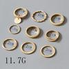 9pcs Retro Fashion Gold Twist Ring Set Elegant Geometry Finger?Ring Women Jewelry Accessories Gift