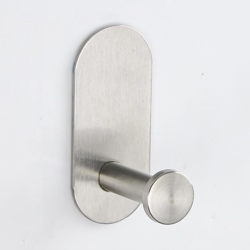 Stainless Steel Bathroom Hardware Set No-drill Towel Bar Holder Self-Adhesive Toliet Paper Holder Robe Hook Bathroom Accessories