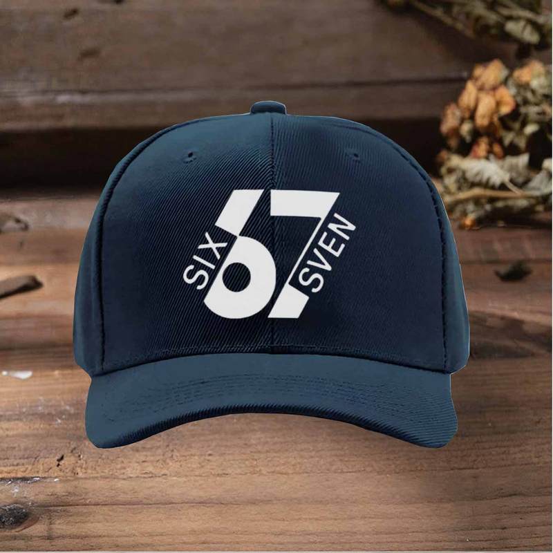 Adjustable Baseball Cap With Six Sven Digital Logo Multiple Colors One Size Fits Most