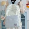 Student Schoolbag Women's Large Capacity Star Printed Backpack Colorblock Travel Backpack