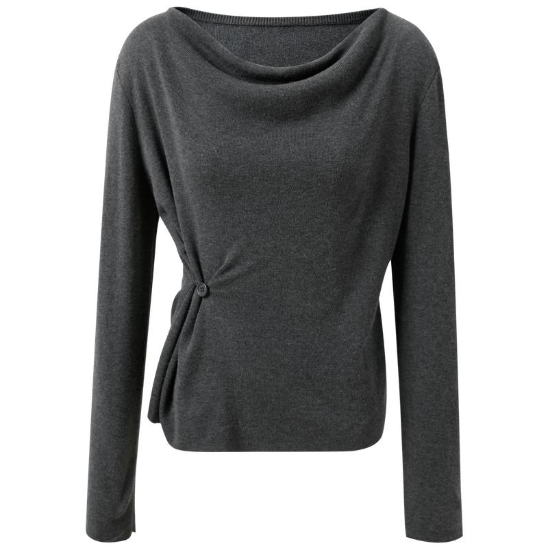 

Sancai Off-Shoulder Long-Sleeve Knit Top L 165/88A
