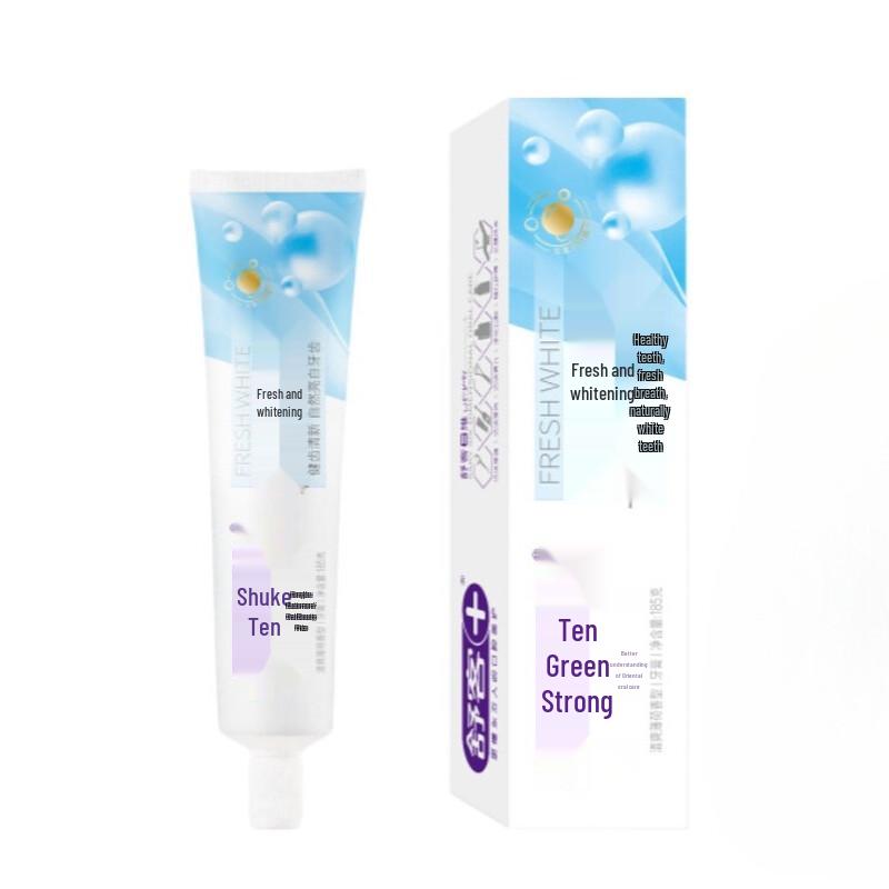 SUCCT Double Enzyme Deep Stain Removal Fresh Breath Toothpaste