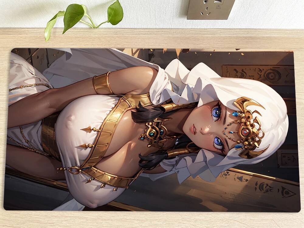 YuGiOh Girl Table Playmat Ishizu Ishtar TCG CCG Mat Trading Card Game Mat Mouse Pad Gaming Play Mat Mousepad Free Bag 800x300x2mm