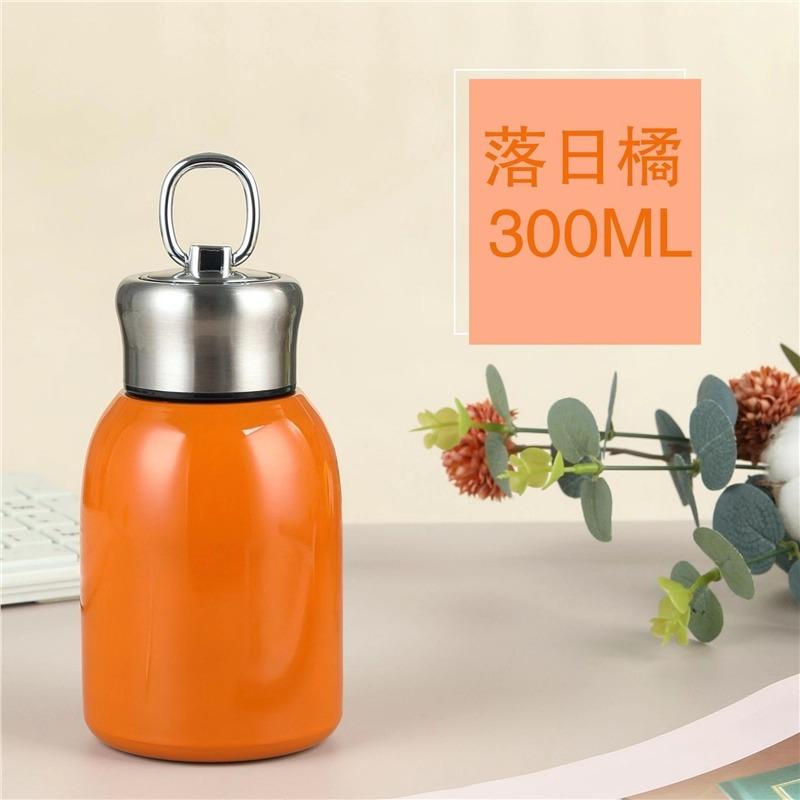 Retro Light Luxury Thermos Cup for Girls, High-end Water Cup, Mini Portable Large Belly Cup, Chinese Style Small Thermos Cup, Te