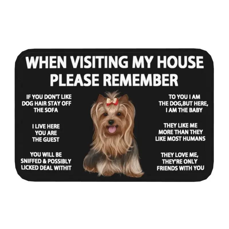 French Bulldog Doormat Mat Anti-Slip Frenchie Dog Bath Kitchen Living Room Rug Carpet 40*60cm