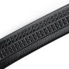 Men's Genuine Leather Automatic Buckle Belt Strap - Cowhide Lychee Pattern Headless Design