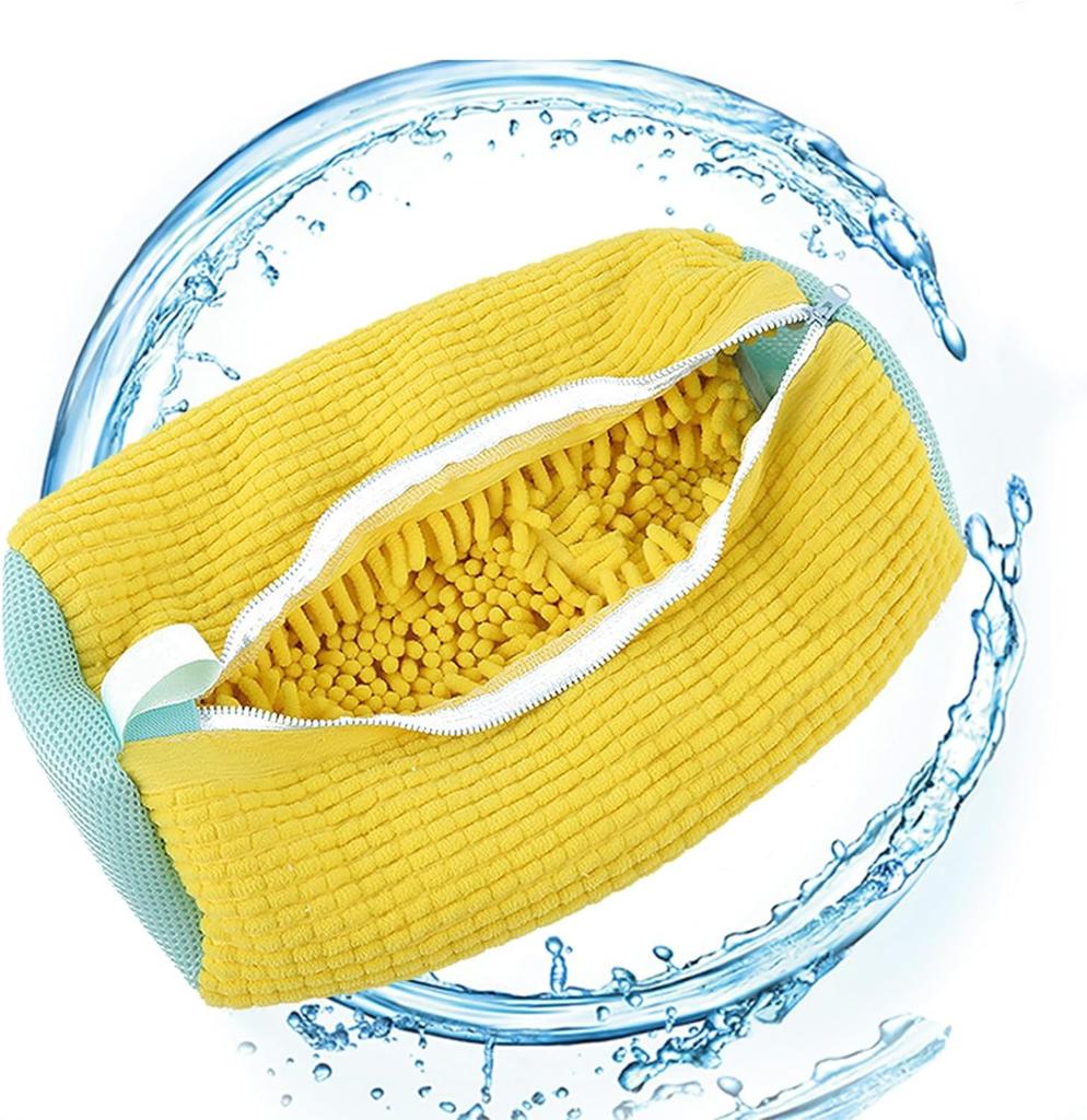 Reusable Shoe Cleaning Bag for Washing Machine Durable Sneaker Washing Bag for Washer and Dryer For Household Cleaning