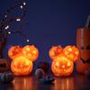Festives Halloween Pumpkin LED Lighting Plastic Lamp for Indoor Outdoor Energy Saving Home and Garden Decoration