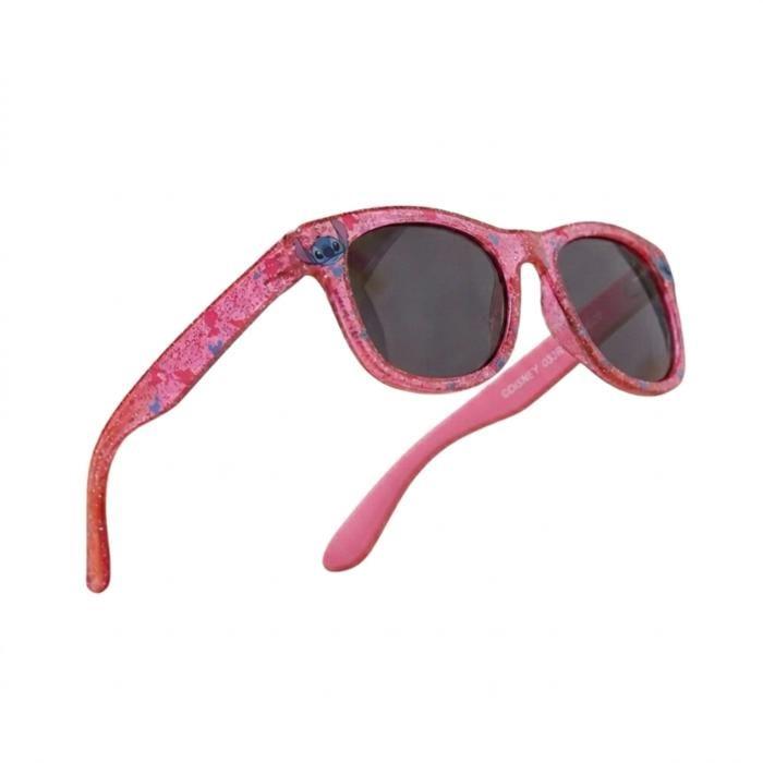 Ensemble Casquette et Lunettes UV Lilo & Stitch 4-8 ans Réglable Rose - Rose