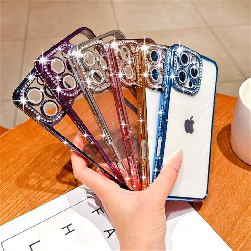 Glitzer Diamant Hülle für iPhone 16 15 Pro Max 14 Plus 13 12 Hülle Samsung Galaxy S25 Edge S23 Ultra S24 FE A56 A36 A26 A16 A55 A35 A25 A15 A54 A34 A14