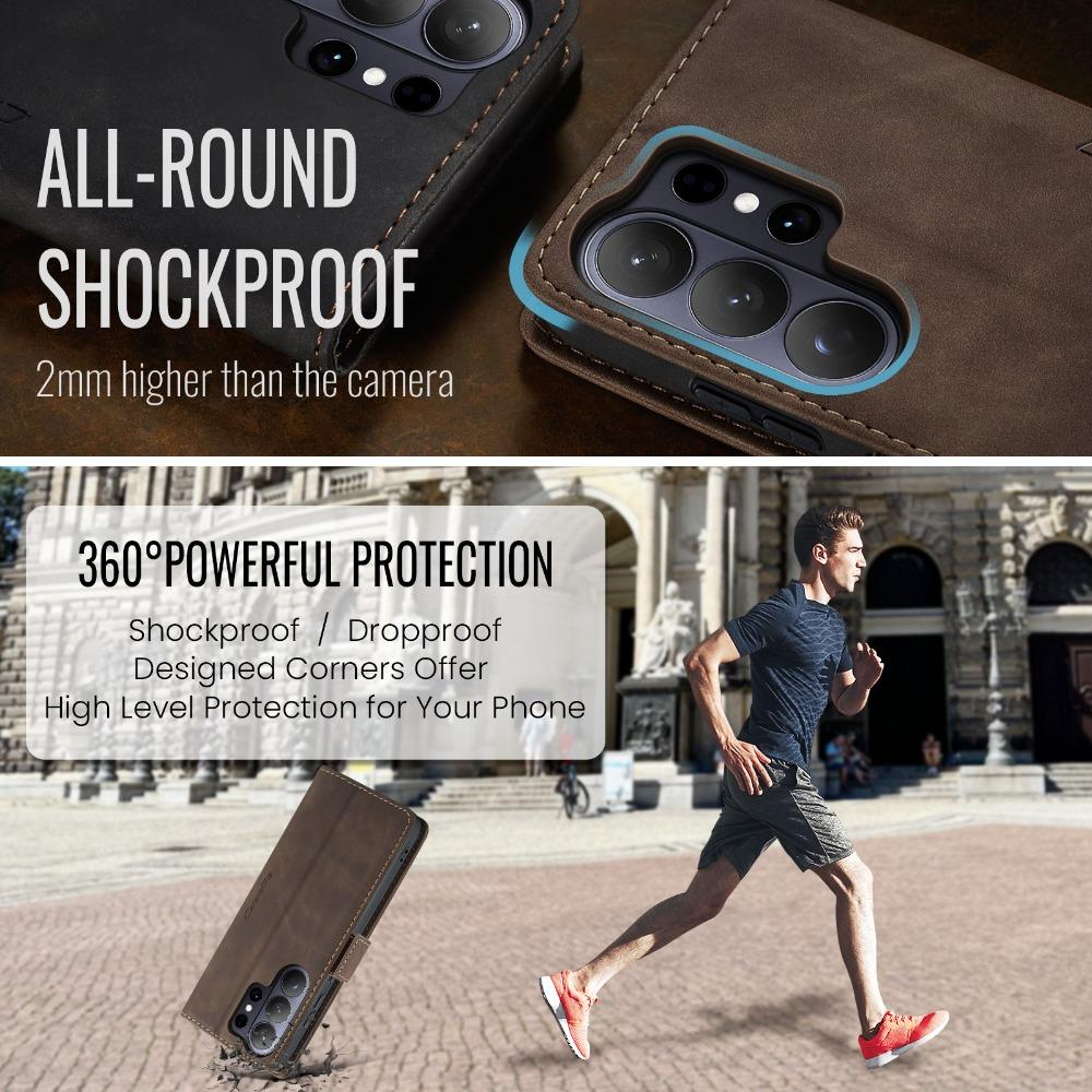 Do Samsung Galaxy S26 Ultra 5G Etui z Klapką Magnetyczne Skórzany Portfel Etui Książka Coque Samsung S26 Plus S 26 S26Ultra Pokrowiec na Karty Funda