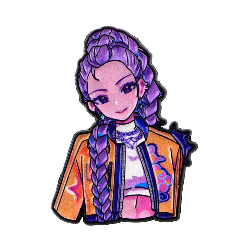Cute Anime Girl Group Enamel Pins Cool K-POP Brooch Lapel Pin Badge On Backpack Clothing Accessories Fashion Jewelry Fans Gifts