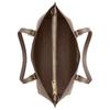 Coach Mollie Logo Detachable Shoulder Strap Leather Tote Bag Women Tote Bags Brown CV966-IMV2R