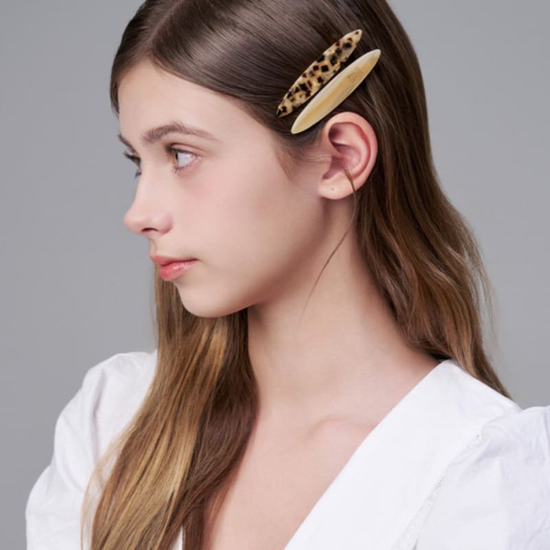 

WHITE SANDS Acetate Classic Point Pin Ellaji (4 colors) BEIGE_Free