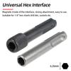 1/4"3/8"1/2" SDS Plus Socket Driver Drill Quick Change Hex Extension Adaptors Connector Hammer Drilling Bit Nut Impact Head Tool