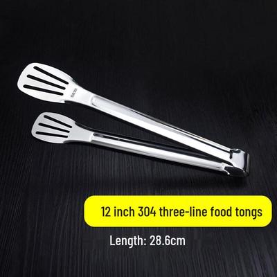 ZISIZ Stainless Steel Food Tongs