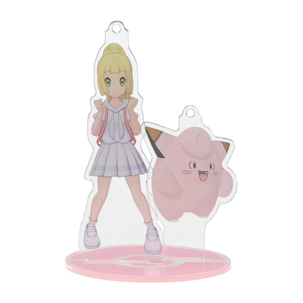 Pokémon Center Original Acrylic Stand Keychain TRAINERS Salon Lillie