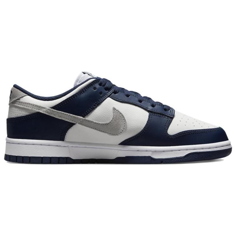 Nike Dunk Low 'Midnight Navy Smoke Grey' Skate Shoes Sneakers FD9749-400