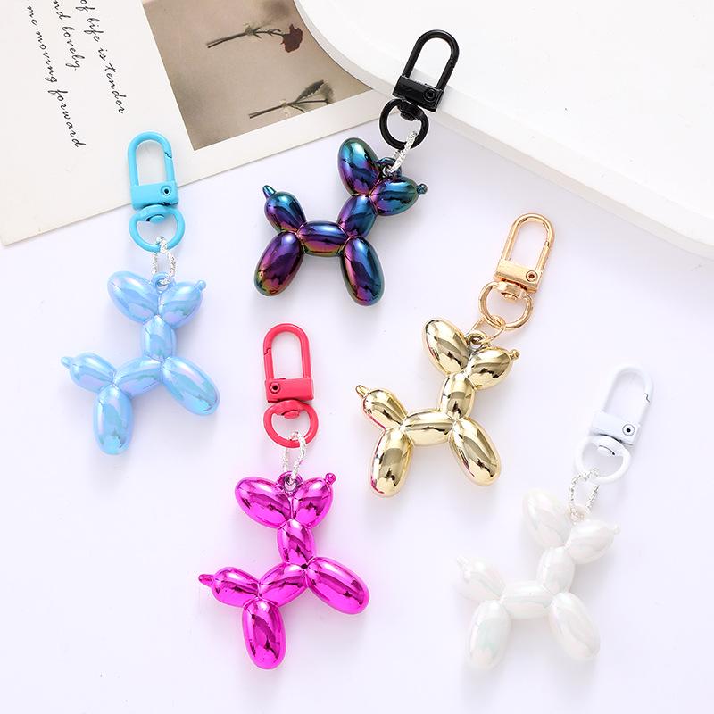 Acrylic Balloon Dog Bag Charms & Phone Accessories