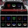 Ojo de Diablo Luz LED Decorativa para Coche Luz de Advertencia para Ventana Trasera Luz Ambiental Ojo de Diablo Accesorios de Decoración para Coche
