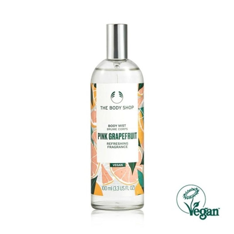 The Body Shop Спрей для тела «Розовый грейпфрут», 100 мл 001_ The Body Shop Pink Grapefruit Body Mist 100ml