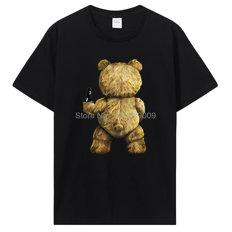 Teddy Bear Playing Badminton Tshirt Exercise Clothing T-shirt Graphics Kawaii Men Women Short Sleeve Printed T Shirt Top Tees