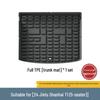 Custom TPE Floor Mats, Trunk Mats, & Seat Back Cushions for 2024 Jetour Shanhai T1