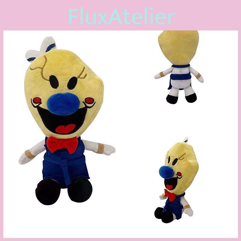 Adorable 25cm Ice Scream Rod Plush Toy Super Soft Stuffed Cartoon Horror Figure