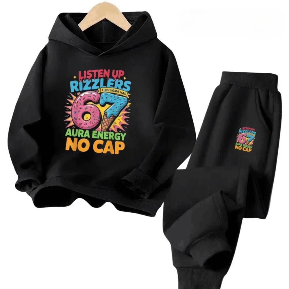 67 Offre Spéciale Tenue Pour Enfants 4-13Y 2 Pièces Dessin Animé Imprimé Coton Survêtement Remise Expédition Dans Le Monde Entie